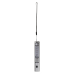 Aluminium zaklamp met continu of knipperende LED-verlichting kleur zilver derde weergave