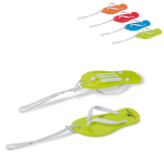 Zomerse sleutelhanger in de vorm van een slipper met EVA body Menorca