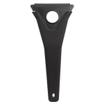 Ijskrabber 3 in 1 van gerecycled plastic met 3 functies kleur zwart tweede weergave