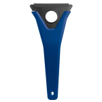 Ijskrabber 3 in 1 van gerecycled plastic met 3 functies kleur blauw tweede weergave