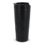 Thermosglas met origineel geometrisch ontwerp van golven 450ml Waves kleur zwart zesde weergave