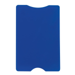 Stevige kaarthouder in klassieke kleuren met RFID-bescherming kleur blauw derde weergave