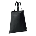 Non-woven tassen in diverse kleuren 80 g/m2 Plaza Large kleur zwart