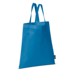 Non-woven tassen in diverse kleuren 80 g/m2 Plaza Large kleur blauw