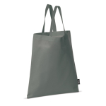 Non-woven tassen in diverse kleuren 80 g/m2 Plaza Large kleur grijs