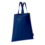 Non-woven tassen in diverse kleuren 80 g/m2 Plaza Large kleur donkerblauw