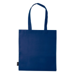 Non-woven tas in verschillende kleuren met lange handvatten 75 g/m2 kleur donkerblauw derde weergave