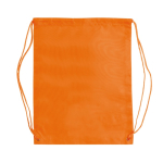 Polyester koordrugzak met horizontale reflecterende band kleur oranje derde weergave
