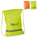 Polyester koordrugzak met horizontale reflecterende band