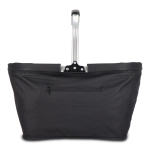 Opvouwbare picknickmand van nylon in verschillende kleuren kleur zwart tweede weergave