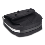 Opvouwbare picknickmand van nylon in verschillende kleuren kleur zwart zesde weergave