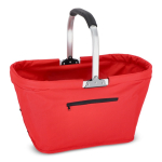 Opvouwbare picknickmand van nylon in verschillende kleuren kleur rood