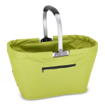 Opvouwbare picknickmand van nylon in verschillende kleuren kleur groen