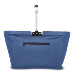 Opvouwbare picknickmand van nylon in verschillende kleuren kleur donkerblauw tweede weergave