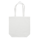 Canvas katoenen tas met lange handvatten in diverse kleuren 250 g/m2 kleur wit derde weergave