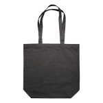 Canvas katoenen tas met lange handvatten in diverse kleuren 250 g/m2 derde weergave