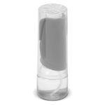 Plastic dispenser met 30 ml schermreiniger en microvezeldoek kleur doorzichtig wit