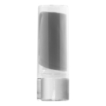 Plastic dispenser met 30 ml schermreiniger en microvezeldoek kleur doorzichtig wit tweede weergave