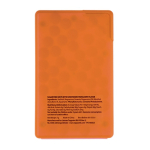 Suikervrije mintdispenser in gekleurde doos kleur oranje derde weergave