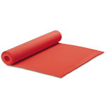 Yogamat van 4mm dikte met draagtas kleur rood
