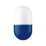 Draagbare ovale lamp met gekleurde basis en schommelende verlichting kleur blauw tweede weergave