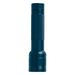 Compacte aluminium zaklamp met LED-lichten en batterijen inbegrepen kleur donkerblauw vierde weergave
