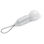 Zaklamp met 1 LED-licht en handvat voor sleutelhanger of tas kleur wit tweede weergave
