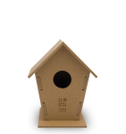 Vogelhuisje om te bouwen met 7 stukken zonder gereedschap met afdrukgebied