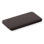 Rechthoekige draadloze powerbank met zuignappen in kleuren kleur zwart