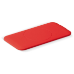 Rechthoekige draadloze powerbank in verschillende kleuren 5W kleur rood