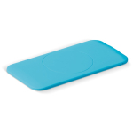 Rechthoekige draadloze powerbank in verschillende kleuren 5W kleur lichtblauw