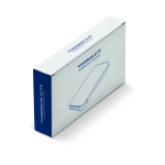 Rubberen powerbank met USB-A en type C poorten 8000 mAh kleur zwart tweede weergave