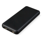 Metalen powerbank met draadloos opladen 8.000mAh kleur zwart tweede weergave