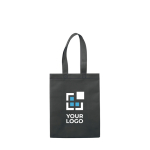 Kleine matte gelamineerde non-woven tas met handvatten 105 g/m2 met afdrukgebied