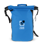 Waterdichte roll-top rugzak met gewatteerde schouderbanden 25L met afdrukgebied