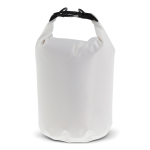 Waterdichte canvas tas in verschillende kleuren met capaciteit van 5L kleur wit tweede weergave