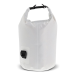 Waterdichte canvas tas in verschillende kleuren met capaciteit van 5L kleur wit derde weergave