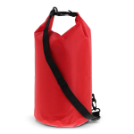 Waterdichte PVC schoudertas inhoud 10 liter Bayside XL kleur rood