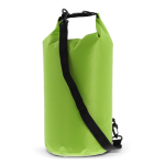 Waterdichte PVC schoudertas inhoud 10 liter Bayside XL kleur limoen groen