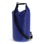 Waterdichte PVC schoudertas inhoud 10 liter Bayside XL kleur donkerblauw