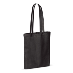 Kleurrijke katoenen tas met OEKO-TEX certificering 140 g/m2 kleur zwart