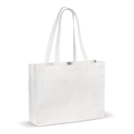 Kleurrijke katoenen tas met OEKO-TEX certificering 280 g/m2 kleur wit