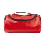 Toilettas met meerdere binnenvakken kleur rood tweede weergave