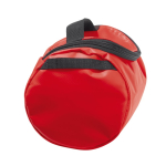 Toilettas met meerdere binnenvakken kleur rood derde weergave