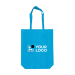 Ecologische tas van RPET met bijpassende lange handvatten 100 g/m2 met afdrukgebied