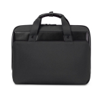 RPET laptoptas met schouderriem 15.6'' kleur zwart derde weergave