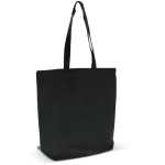 Fairtrade tas in neutrale kleuren met een capaciteit van 12kg 270 g/m2 kleur zwart