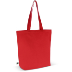 Fairtrade tas in neutrale kleuren met een capaciteit van 12kg 270 g/m2 kleur rood