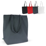 Fairtrade tas in neutrale kleuren met een capaciteit van 12kg 270 g/m2