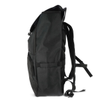 RPET laptoptas met zijvakken 15'' kleur zwart vijfde weergave